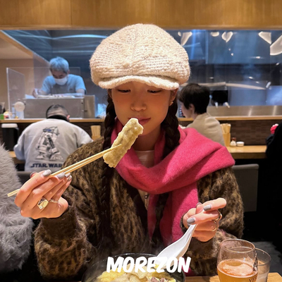MOREZON【AWESOME NEEDS NEWSBOY CAP】秋冬混色点点潮人报童帽子