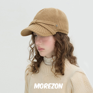 Brown Cap hat Knitting 25AW优雅针织棒球帽 Camille MOREZON