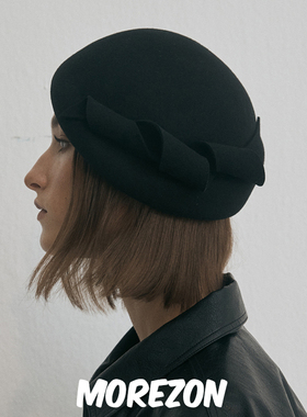 MOREZON【SHINJEO Modern Beret draping】设计师手工装饰贝雷帽