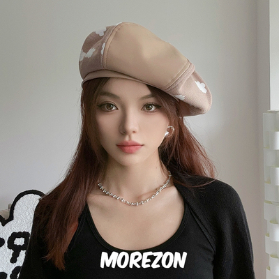 TARTTART云朵拼皮贝雷帽