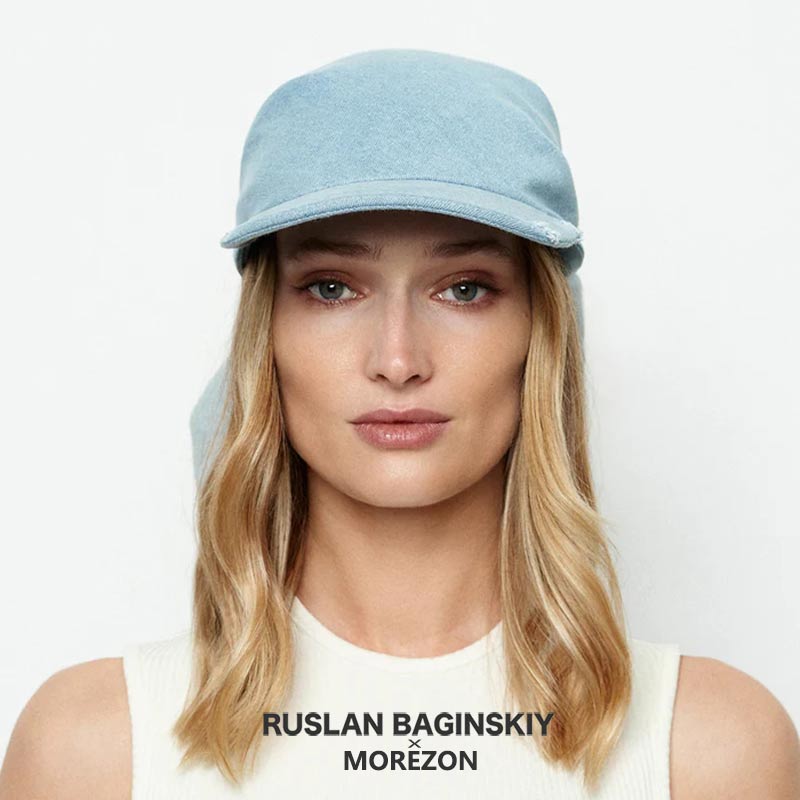 RB MOREZON【Ruslan Baginskiy Denim Scarf】26春夏牛仔头巾帽子