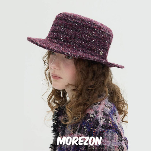 MOREZON【Brown hat Gabrielle Top Hat】秋冬设计师潮人平顶礼帽