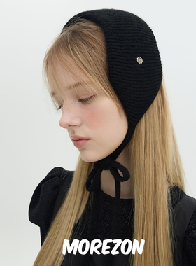 MOREZON【Brown hat Tricot Tieable Hair Band】25AW针织发带女