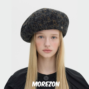Brown Beret hat Volume 25AW立体纹理大贝雷帽子 Wide MOREZON