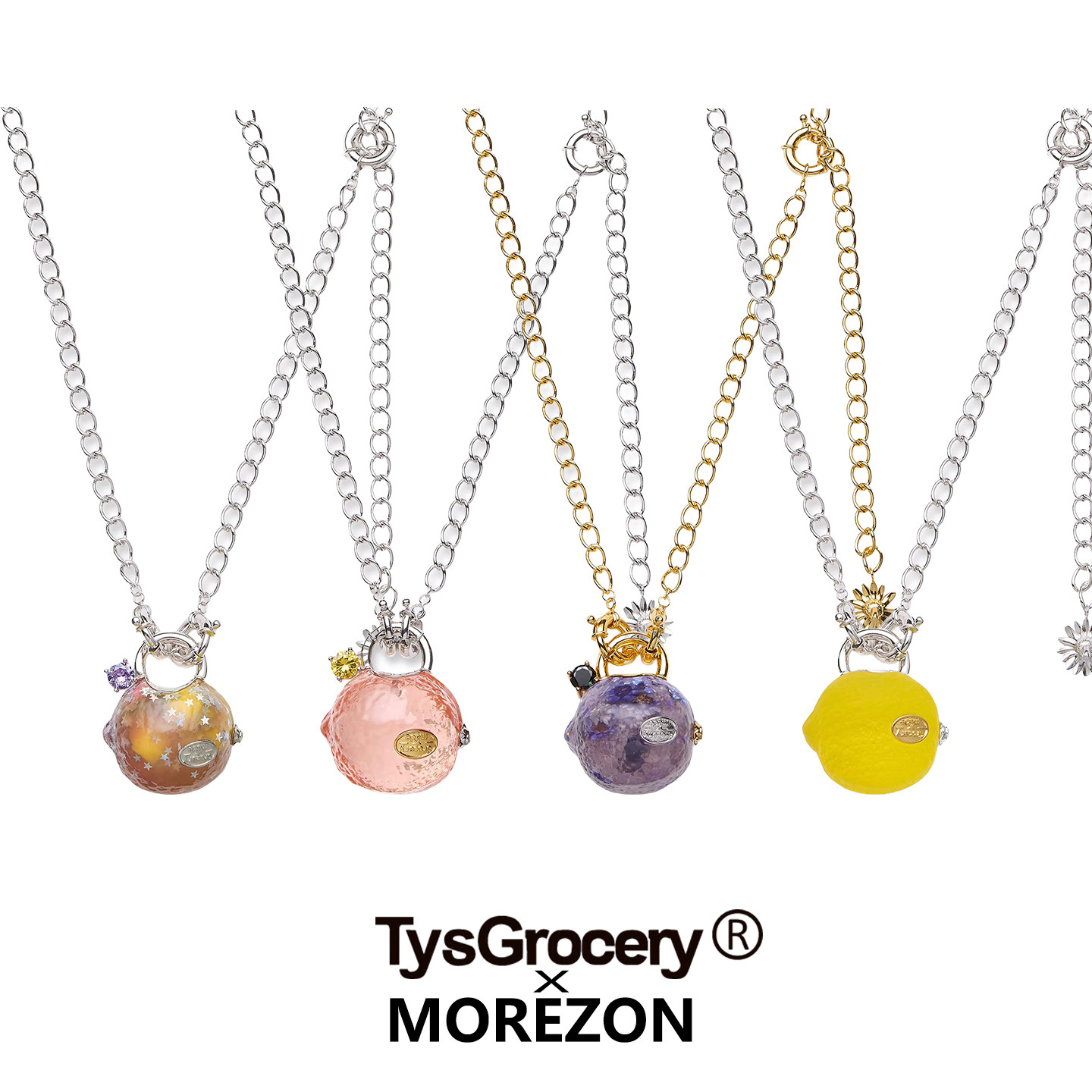 MOREZON【TysGrocery柠檬系列】26春夏新款潮人个性创意树脂项链