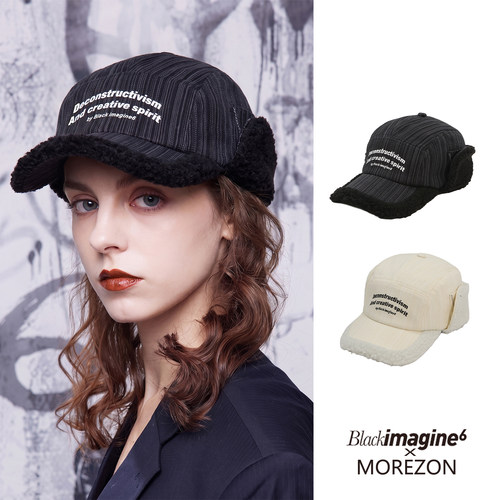 MOREZON【black imagine6 x by moossi】26秋冬新款护耳棒球帽子