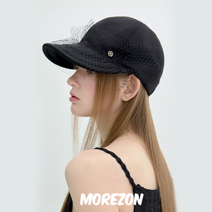 Brown Cap hat Wire 25SS潮人休闲网纱弯檐棒球帽 Lace MOREZON