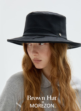 MOREZON【Brown hat Atelier Soft Flat Top Hat】26秋冬平顶礼帽