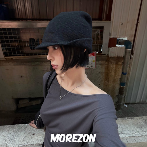 MOREZON【AWESOME NEEDS FLAP KNIT CAP】25AW百搭护耳针织包头帽