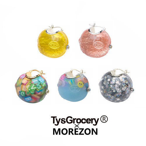 MOREZON【TysGrocery柠檬系列】26春夏新款潮人时尚个性创意耳钉