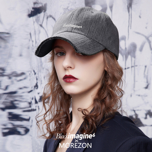 MOREZON【black imagine6】26春夏新款潮人简约百搭字母棒球帽子
