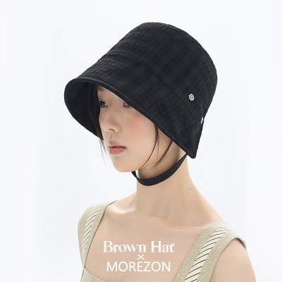 MOREZON【Brown hat Rocha Bonnet】26春夏新款潮人精致侍女帽子