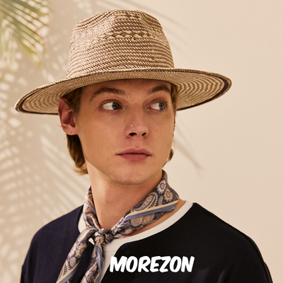 MOREZON【Mossant】设计师款25SS小众潮人时尚欧美风纸草编制礼帽