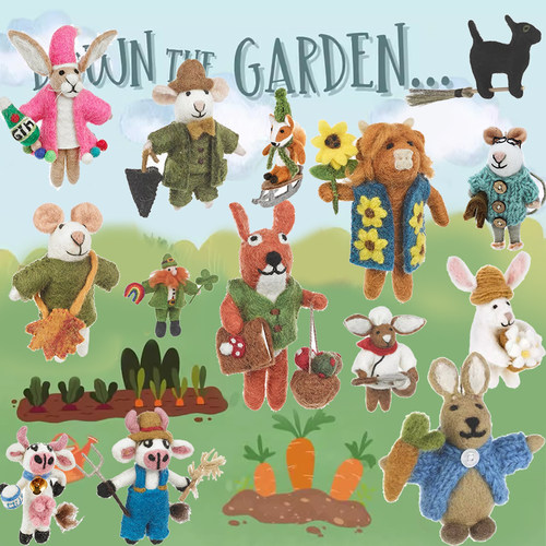 MOREZON【felt so good】设计师手工甜美可爱INS卡通动物挂件