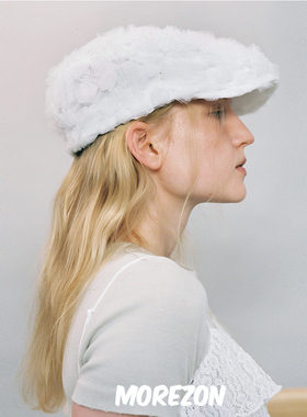 MOREZON【AWESOME NEEDS CLASSIC HUNTING CAP】25SS蓬松鸭舌帽子
