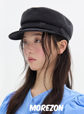 MOREZON【Brown hat Summer Matroos】25SS潮人休闲平顶报童帽子