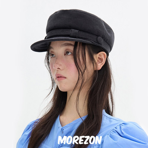 MOREZON【Brown hat Summer Matroos】25SS潮人休闲平顶报童帽子