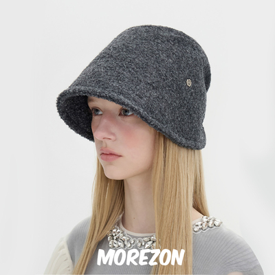 MOREZON【Brown hat Bonnet Shape Hat】25AW秋冬潮人保暖侍女帽