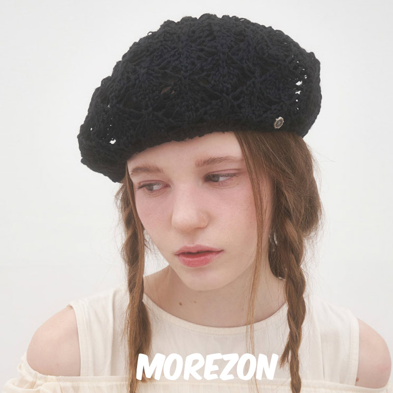 BrownhatCrochetKnitBeret