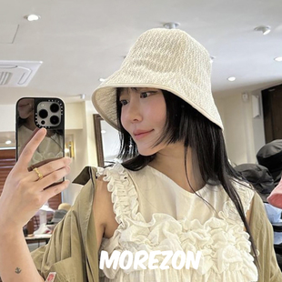 Brown hat Sophia 潮人休闲简约渔夫帽 MOREZON Hat 23春夏新款