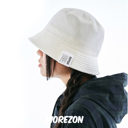 MOREZON【SLEEPYSLIP SATIN BUCKET HAT】24春夏潮人休闲渔夫帽子