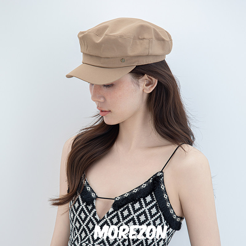 MOREZON【ETRE PAR LEE】25SS春夏新款潮人简约百搭纯色平顶帽子