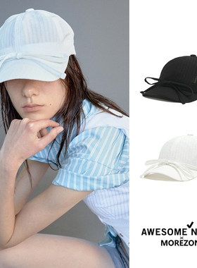 MOREZON【AWESOME NEEDS BASIC BALL CAP】26春夏蝴蝶结棒球帽子