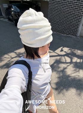 MOREZON【AWESOME NEEDS OVER FIT OPEN TOP HAT】26春夏包头帽子