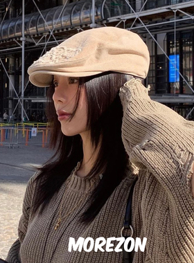 MOREZON【AWESOME NEEDS CLASSIC HUNTING CAP】24春夏字母猎人帽