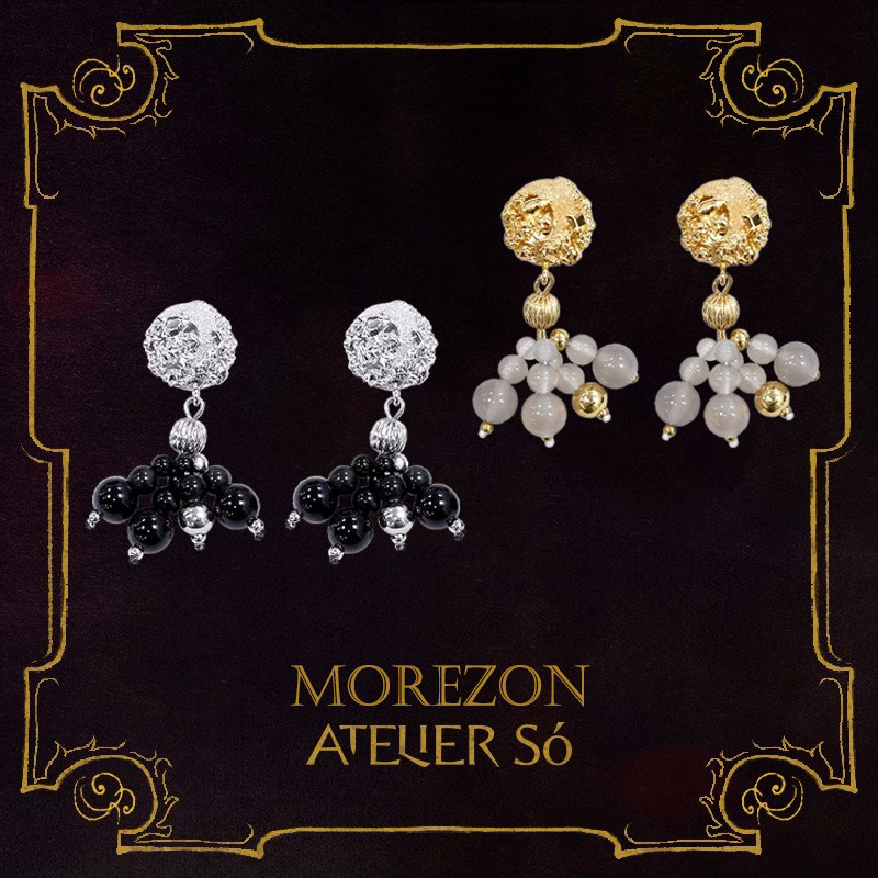 MOREZON【ATELIERSO】秋冬新款小众设计师潮人精致克拉烟花耳钉女