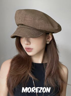 MOREZON【ETRE PAR LEE】25SS设计师手工潮人休闲百搭春夏平顶帽