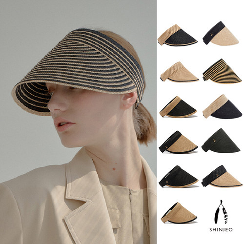 设计师新款遮脸遮阳帽大檐