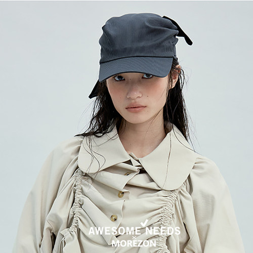 MOREZON【AWESOME NEEDS SCARF CAP】26春夏新款潮人条纹头巾帽子