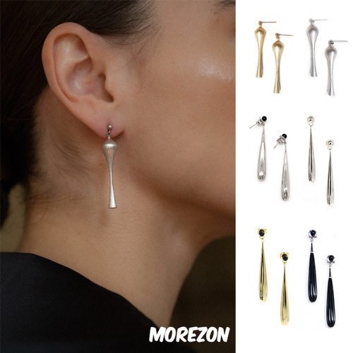 MOREZON【YUHU】设计师小众春夏新款潮人简约百搭玉壶耳环耳饰女