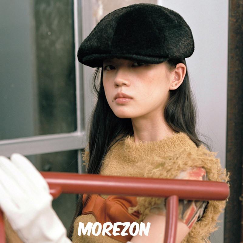 MOREZON【AWESOME NEEDS NEWSBOY CAP】秋冬潮人百搭八角报童帽子