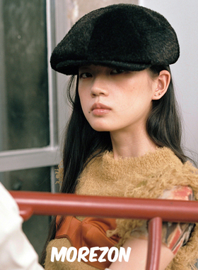 MOREZON【AWESOME NEEDS NEWSBOY CAP】25AW潮人百搭八角报童帽子
