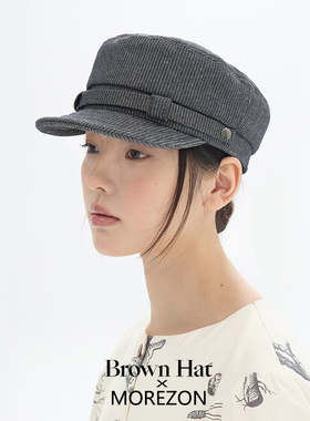 MOREZON【Brown hat Harper Casquette】26春夏新款精致平顶帽子