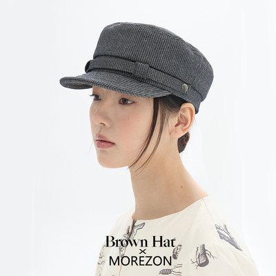 MOREZON【Brown hat Harper Casquette】26春夏新款精致平顶帽子