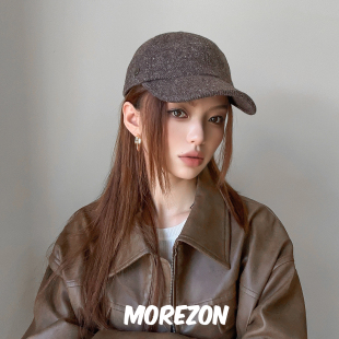 MOREZON【Mossant】25AW秋冬新款潮人休闲简约百搭灯芯绒棒球帽子