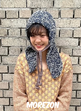 MOREZON【MISU A BARBE FLAPPY COVER】24AW秋冬新款潮人包头帽子