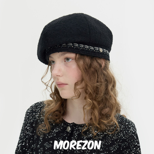 Brown Beret hat Tweed 25AW小香风贝雷帽子 Gabrielle MOREZON