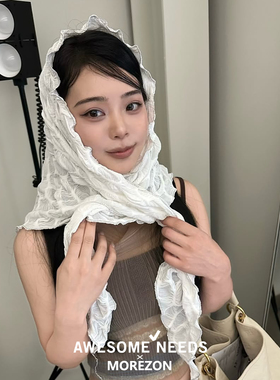 MOREZON【AWESOME NEEDS MULTIWAY SCARF】26春夏多功能头巾围巾