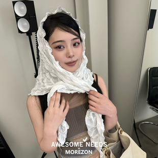 MOREZON【AWESOME NEEDS MULTIWAY SCARF】26春夏多功能头巾围巾