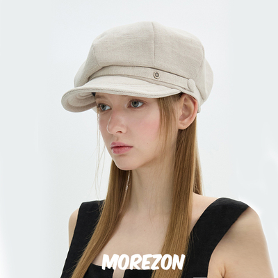MOREZON【Brown hat 3-Ways Casquette】25SS潮人百搭八角报童帽