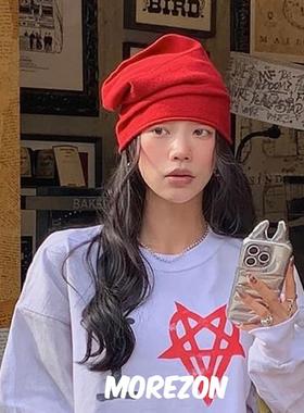 MOREZON【AWESOME NEEDS NOVER FIT KNIT HAT】24秋冬堆堆包头帽