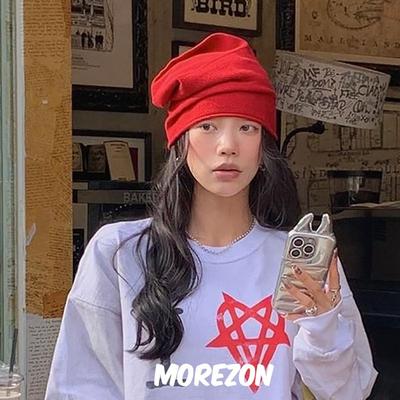 MOREZON【AWESOME NEEDS NOVER FIT KNIT HAT】24秋冬堆堆包头帽