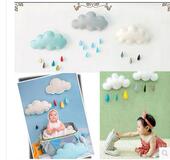 云彩特价 2015儿童摄影服装 饰道具挂件 白云云朵布艺 道具 实景装