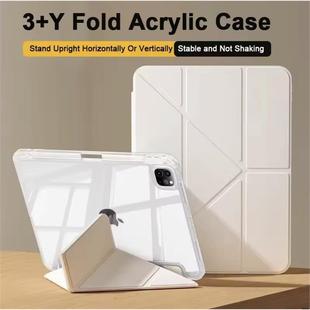 For iPad Air 5 Air 11 A16 11th M3 iPad Pro 11 12.9 13 10th 9/8/7th 6/5th Smart Case with Pen Holder