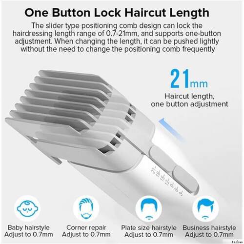 适用于ENCHEN Boost USB Electric Hair Clippers Trimmers理发器