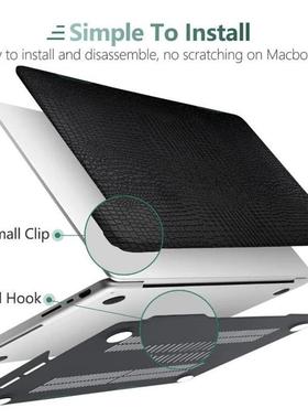 PU Leather Case适用于Macbook New Air 13.3'' Pro 15 16 Retina 13 14 